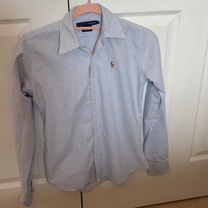 this is a Ralph Lauren button up in size 0